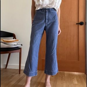 Steven Alan Sz. 0 Lightwash Cropped Flared Jeans